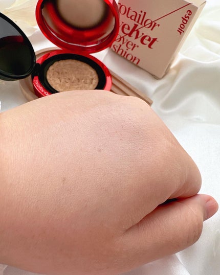 プロテーラービーベルベットカバークッション/espoir/クッションファンデーションを使ったクチコミ(5枚目)