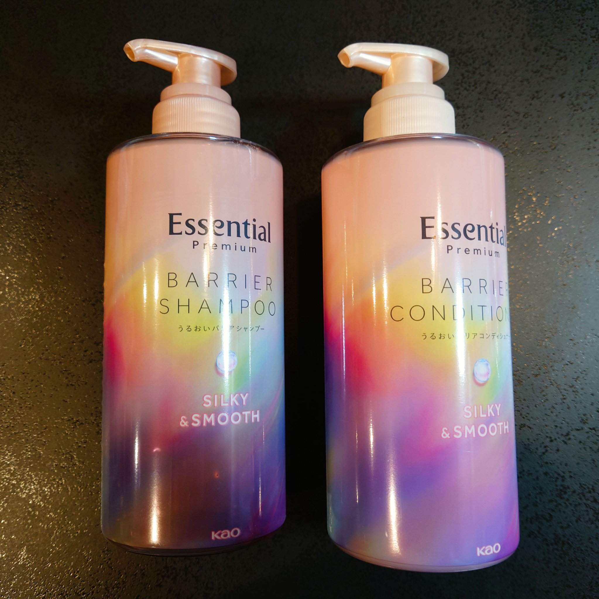 エッセンシャルプレミアム バリアシャンプー・コンディショナー シルキー＆スムース/エッセンシャル/市販シャンプーを使ったクチコミ（1枚目）