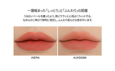 3CE BLUR WATER TINT/3CE/口紅を使ったクチコミ（2枚目）