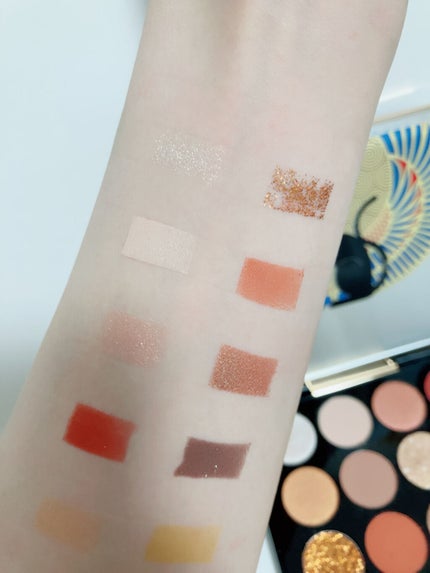 大英博物館 エジプトシリーズ アイシャドウパレット/ZEESEA/アイシャドウパレットを使ったクチコミ(4枚目)