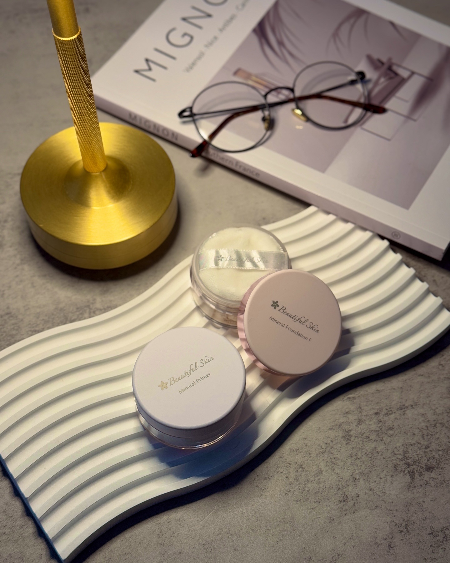 ミネラルファンデーション Ｆ/ビューティフルスキン/パウダーファンデーションを使ったクチコミ（1枚目）