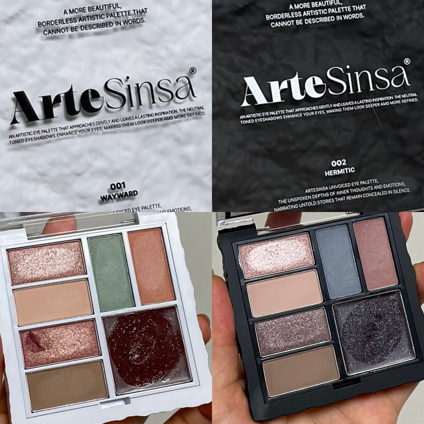 アンボイスドアイシャドウパレット/ArteSinsa/アイシャドウパレットを使ったクチコミ(7枚目)