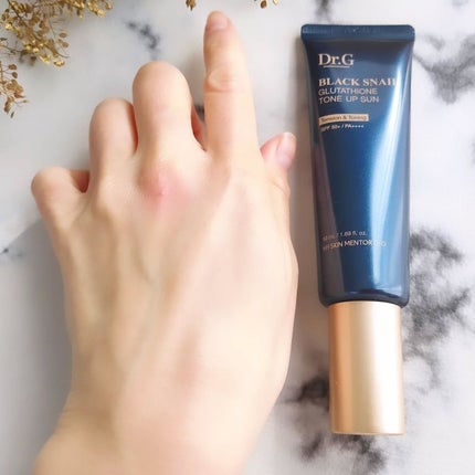 ブラックスネイルグルタチオントーンアップサン/Dr.G/日焼け止めクリームを使ったクチコミ(6枚目)