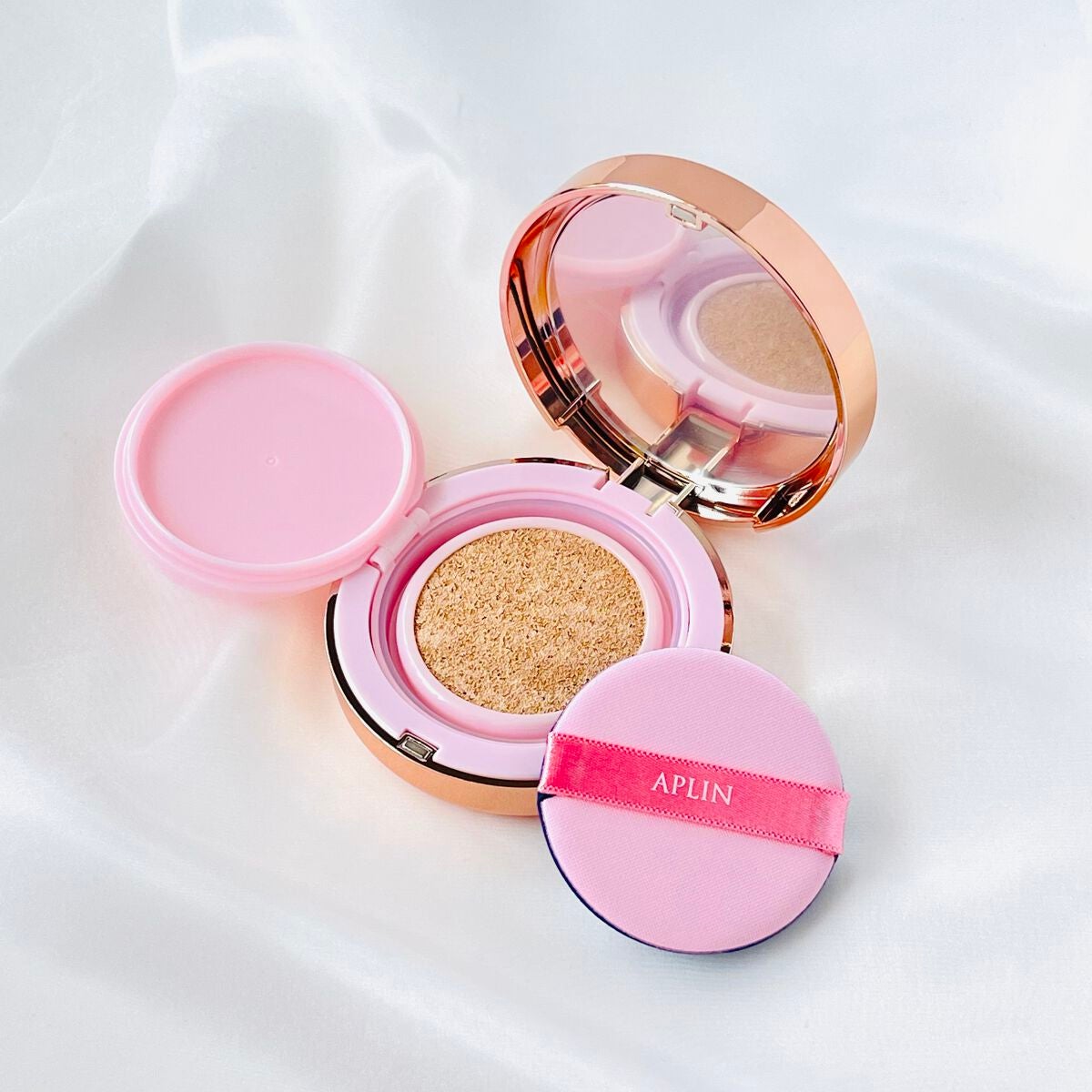 ピンクティーツリーカバーアップグロウクッション/APLIN/クッションファンデーションを使ったクチコミ(3枚目)