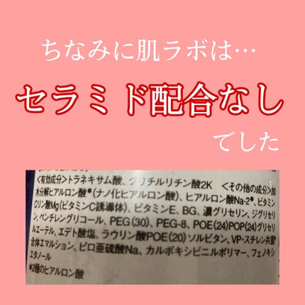白潤プレミアム薬用浸透美白化粧水/肌ラボ/化粧水を使ったクチコミ(4枚目)