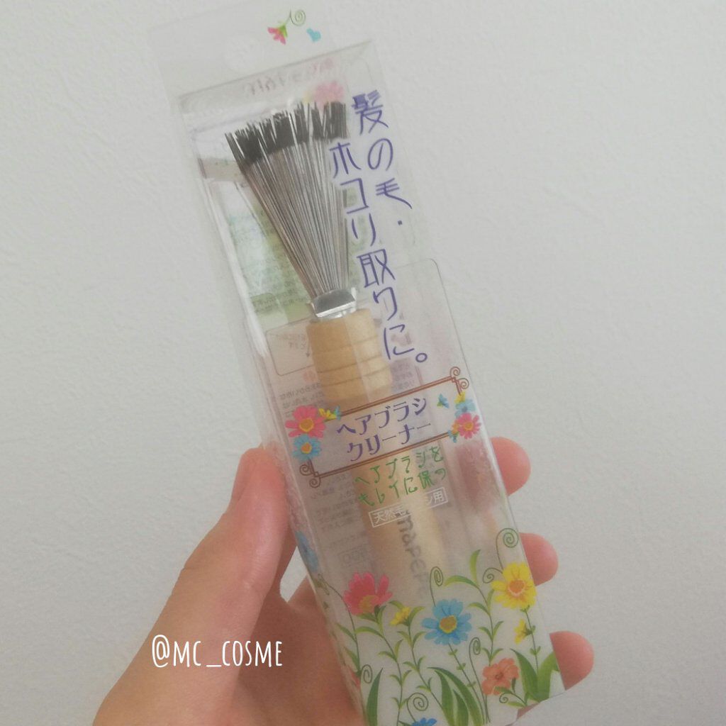つやつや天然毛のミックスブラシ/マペペ/ヘアブラシを使ったクチコミ(1枚目)