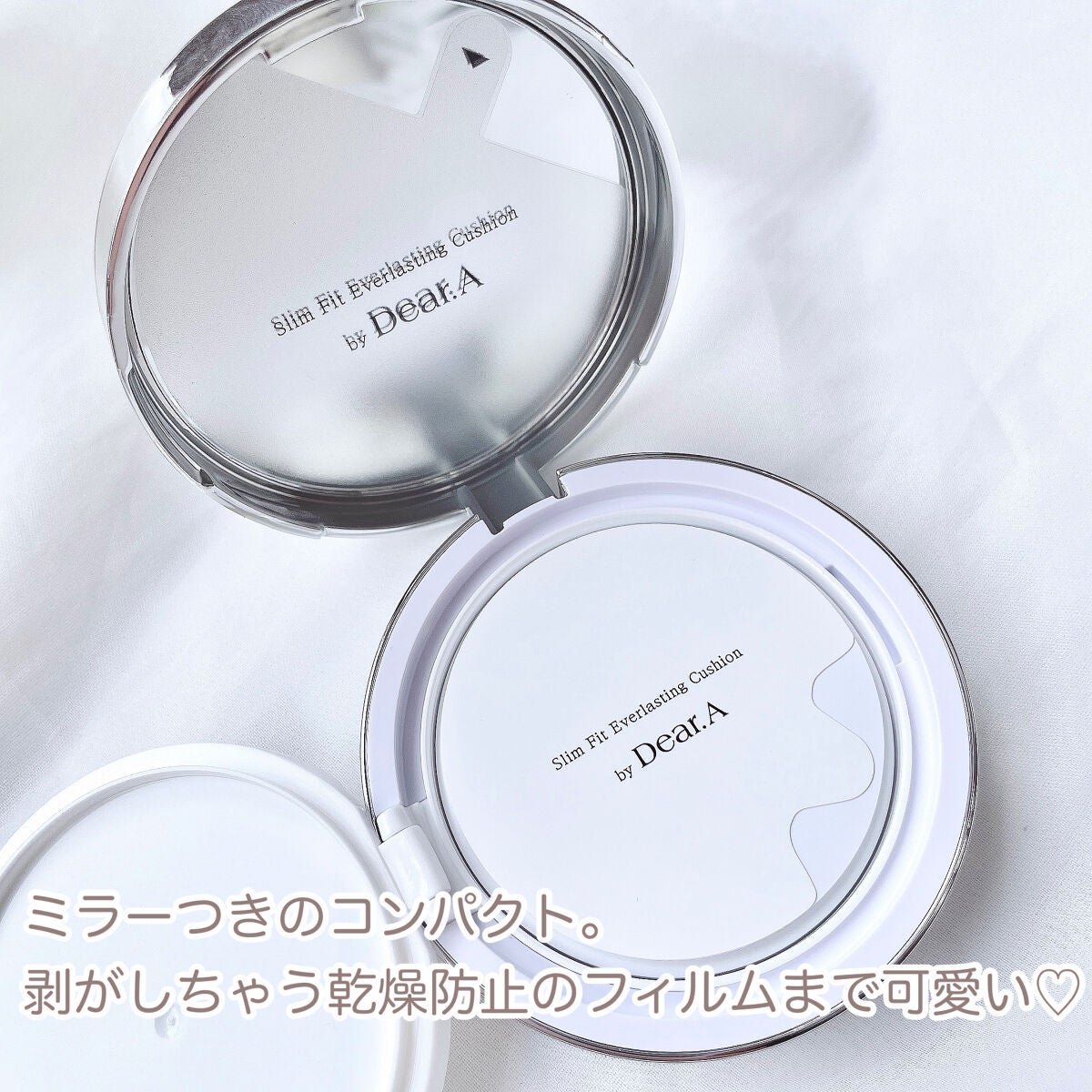 スリムフィット エバーラスティング クッション/Dear.A/クッションファンデーションを使ったクチコミ(3枚目)