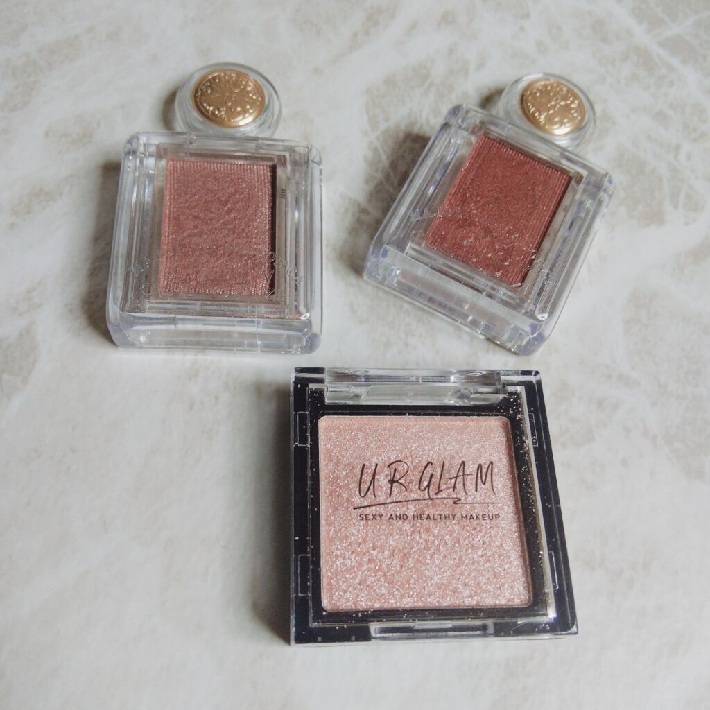 UR GLAM　POWDER EYESHADOW/U R GLAM/単色アイシャドウを使ったクチコミ（2枚目）