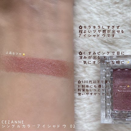 シングルカラーアイシャドウ/CEZANNE/単色アイシャドウを使ったクチコミ(3枚目)