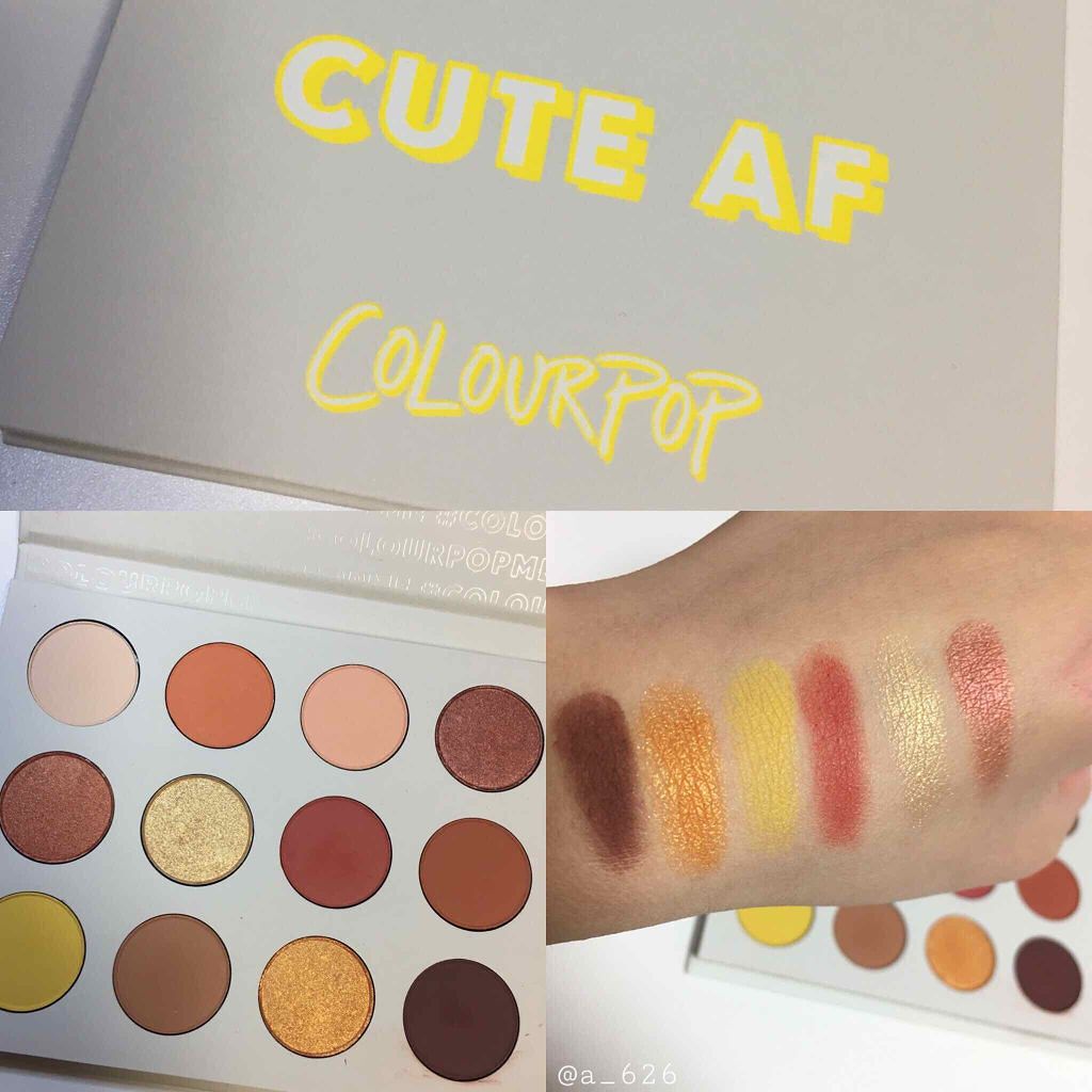 Yes,Please! Shadow Palette/ColourPop/アイシャドウパレットを使ったクチコミ(1枚目)