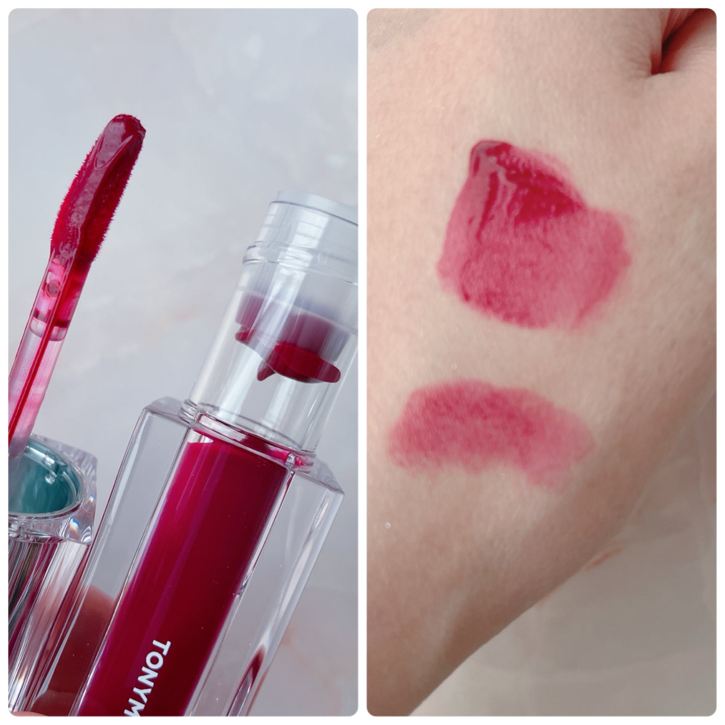 Get It Tint ウォータフルバター/TONYMOLY/口紅を使ったクチコミ(2枚目)