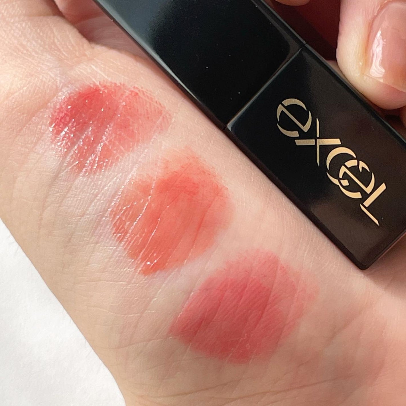 グレイズバームリップ/excel/口紅を使ったクチコミ(2枚目)