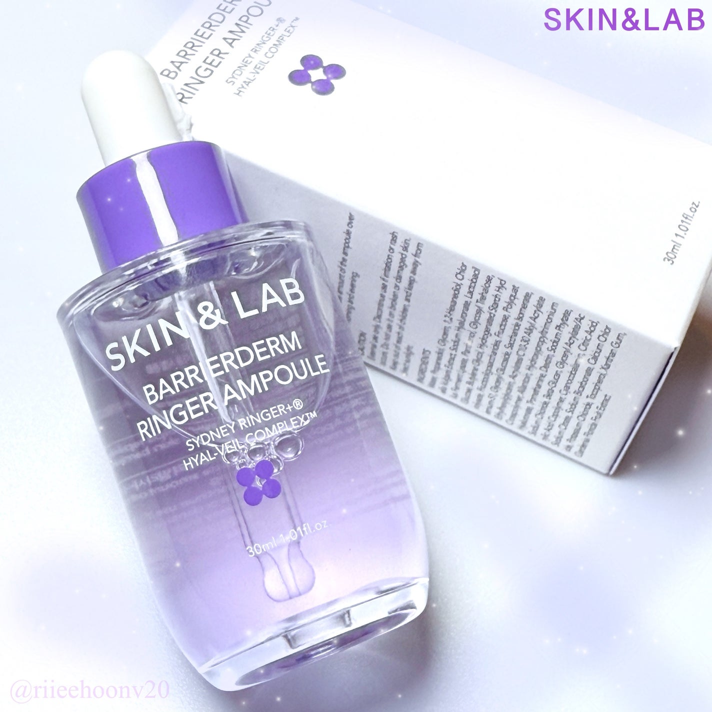 バリアダームリンガーアンプル/SKIN&LAB/美容液を使ったクチコミ(1枚目)