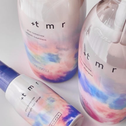 オーバーナイト ヘアセラム/+tmr/ヘアオイルを使ったクチコミ(2枚目)
