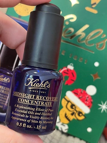 キールズ ミッドナイトボタニカル コンセントレート 15ml/Kiehl's/フェイスオイルを使ったクチコミ（3枚目）