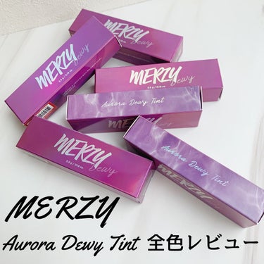 オーロラ デュイ ティント DT6.セイレンレッド/MERZY/口紅を使ったクチコミ（1枚目）