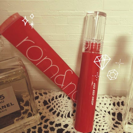 グラスティングウォーターティント/rom&nd/リップティントを使ったクチコミ(1枚目)