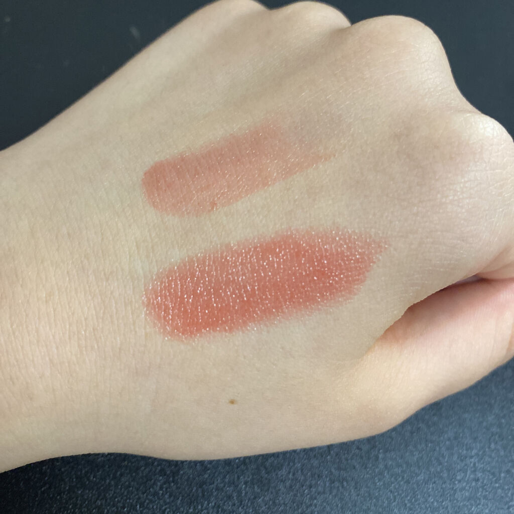 リップスティックノーウェアシャイン 01 アプリコット・ブランデー/espoir/口紅を使ったクチコミ（2枚目）