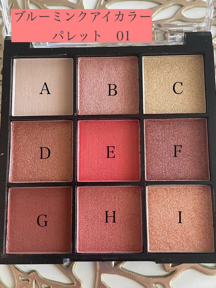 UR GLAM BLOOMING EYE COLOR PALETTE/U R GLAM/アイシャドウパレットを使ったクチコミ(2枚目)
