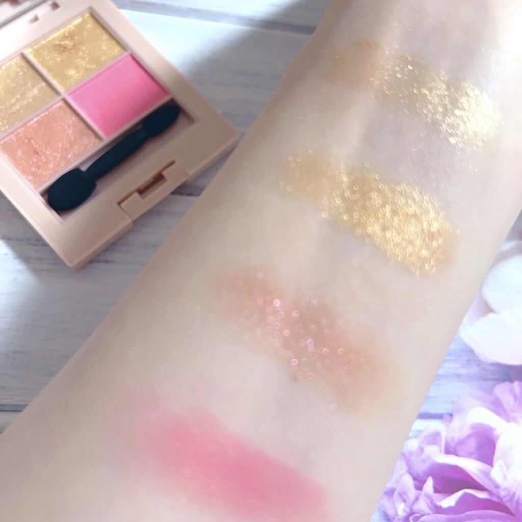 イロアソビ 4色アイパレット ＃01​ あなたは愛されている/iroasobi/アイシャドウパレットを使ったクチコミ（3枚目）