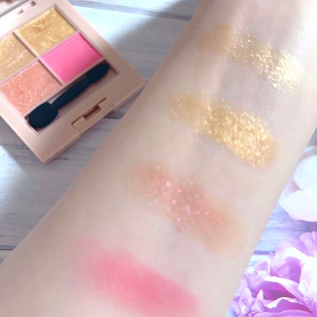 イロアソビ 4色アイパレット/iroasobi/アイシャドウパレットを使ったクチコミ(3枚目)