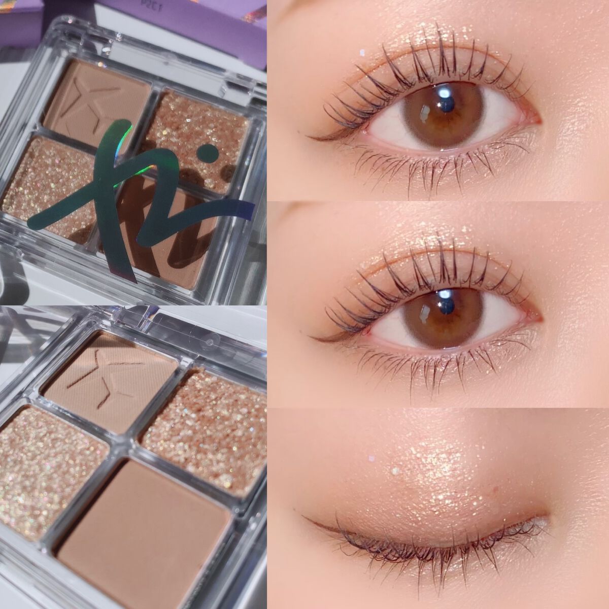 RANCABLE TRIP EYE PALETTE/IBIM/アイシャドウパレットを使ったクチコミ(4枚目)