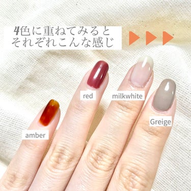 uka×ユナイテッドアローズ オレンジスタディ uka top coat orange shine/uka/マニキュアを使ったクチコミ（3枚目）