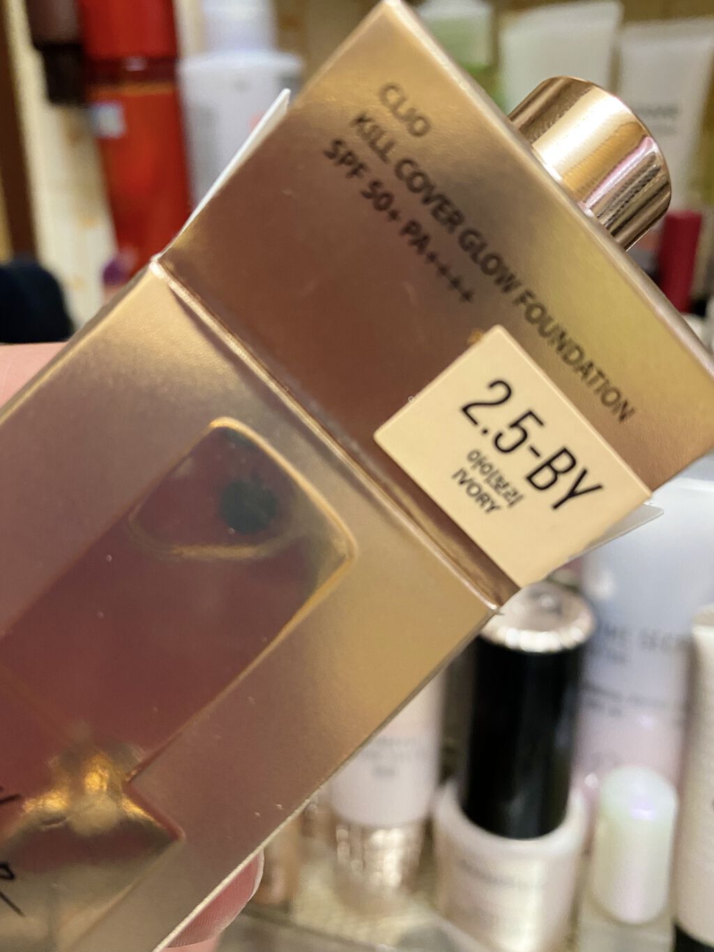 キルカバー グロウ ファンデーション 2.5 ivory/CLIO/リキッドファンデーションを使ったクチコミ（3枚目）