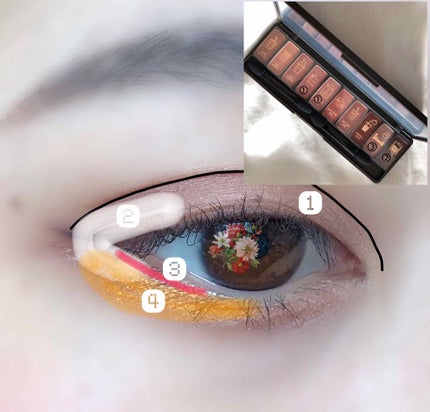 プレイカラー アイシャドウ/ETUDE/アイシャドウパレットを使ったクチコミ(3枚目)