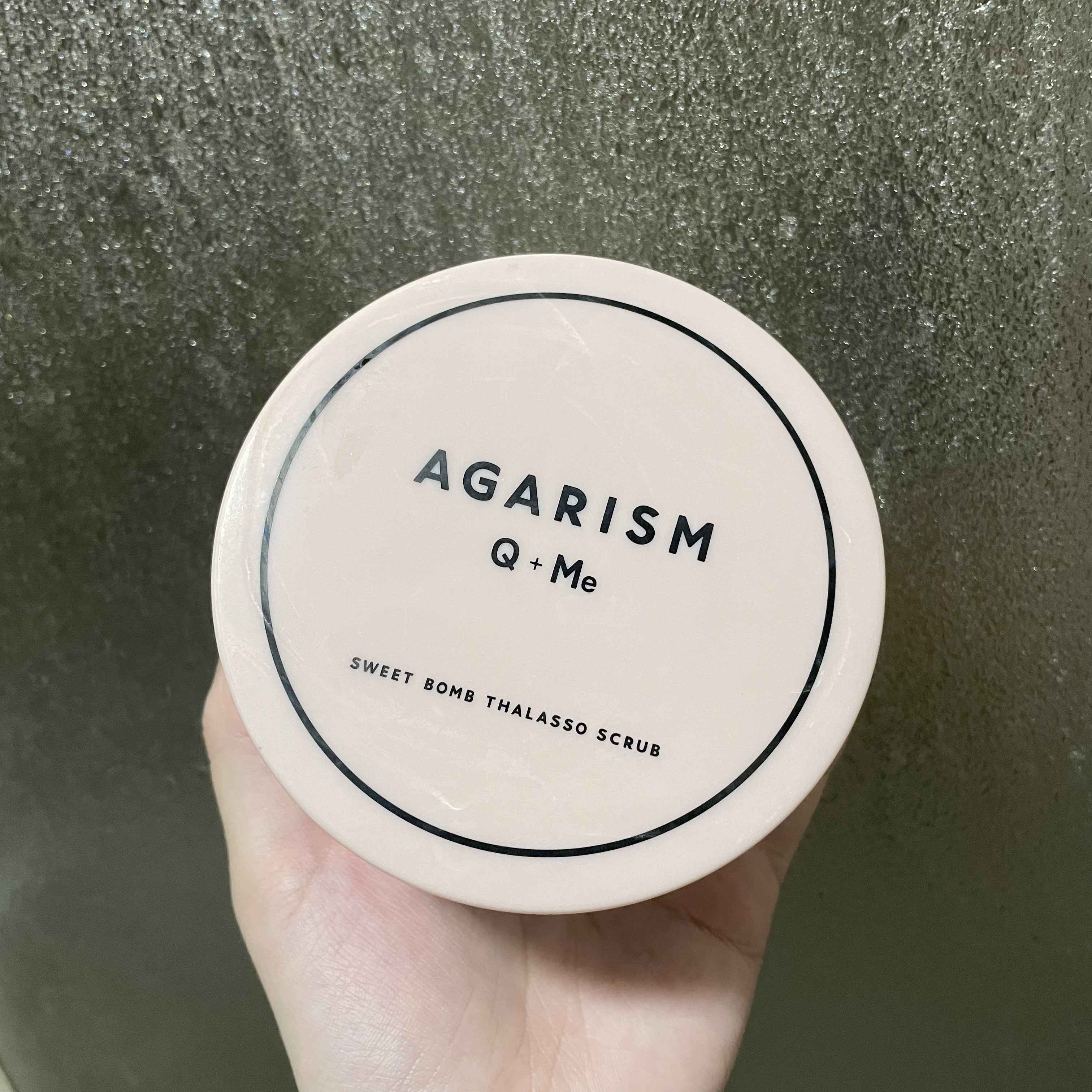 Q+Me スウィート ボム タラソ スクラブ/AGARISM/バストケア・ヒップケアを使ったクチコミ（2枚目）