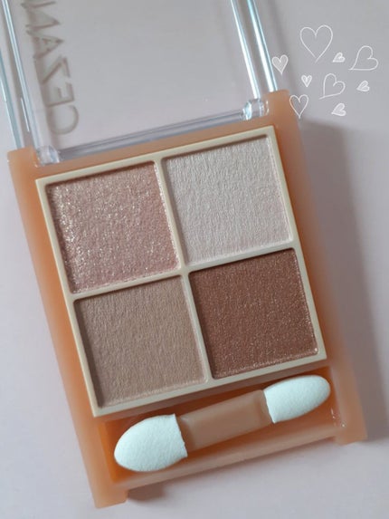 ベージュトーンアイシャドウ/CEZANNE/アイシャドウパレットを使ったクチコミ(2枚目)