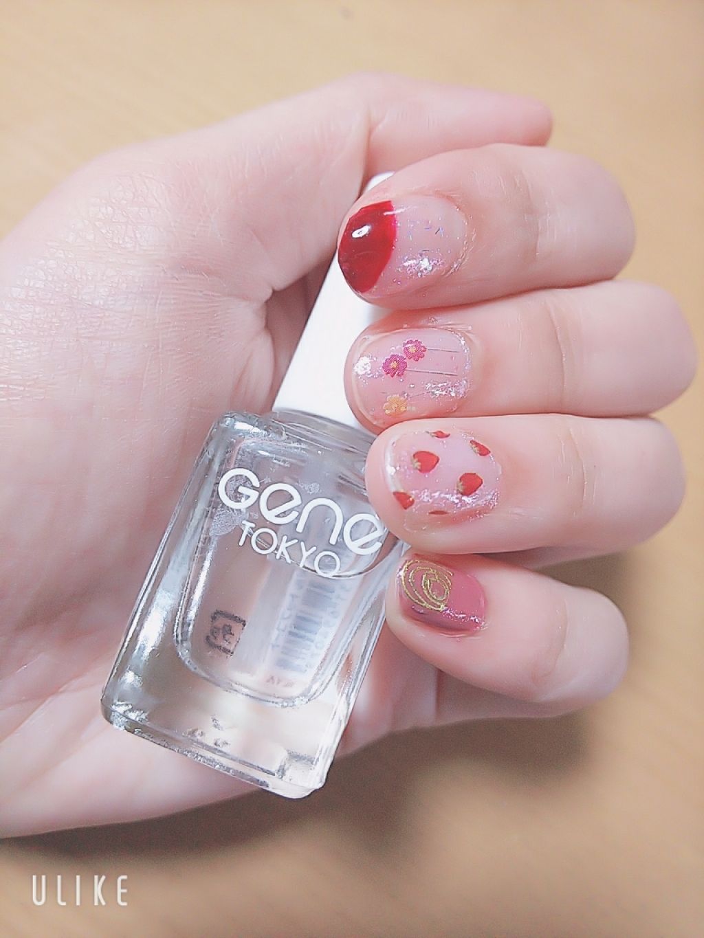 しずくネイルシール/キャンドゥ/ネイルシールを使ったクチコミ(1枚目)