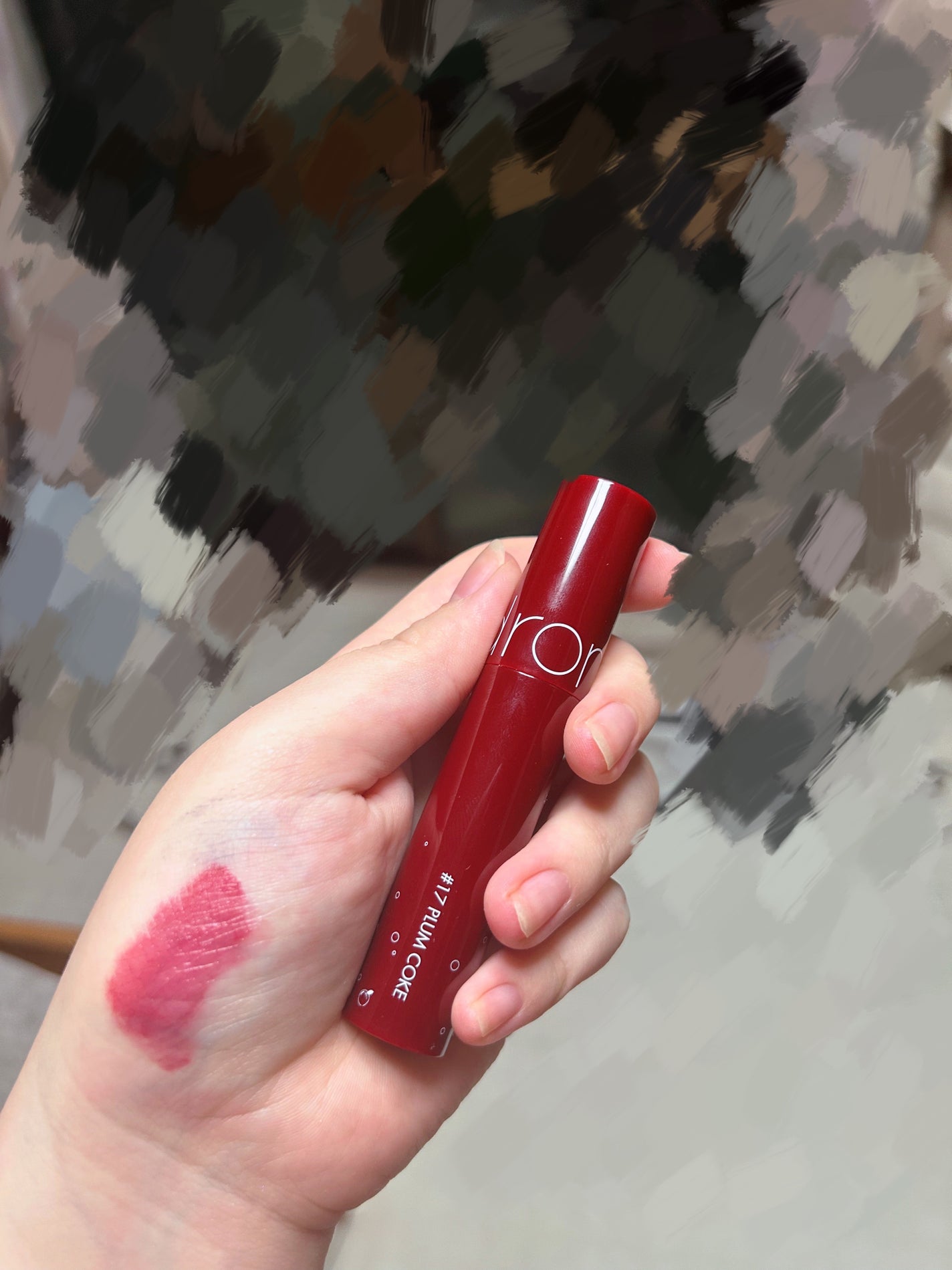 ジューシーラスティングティント/rom&nd/リップティントを使ったクチコミ(2枚目)