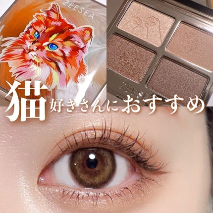 アニマルアイシャドウ(4シェード)/ZEESEA/アイシャドウパレットを使ったクチコミ(1枚目)