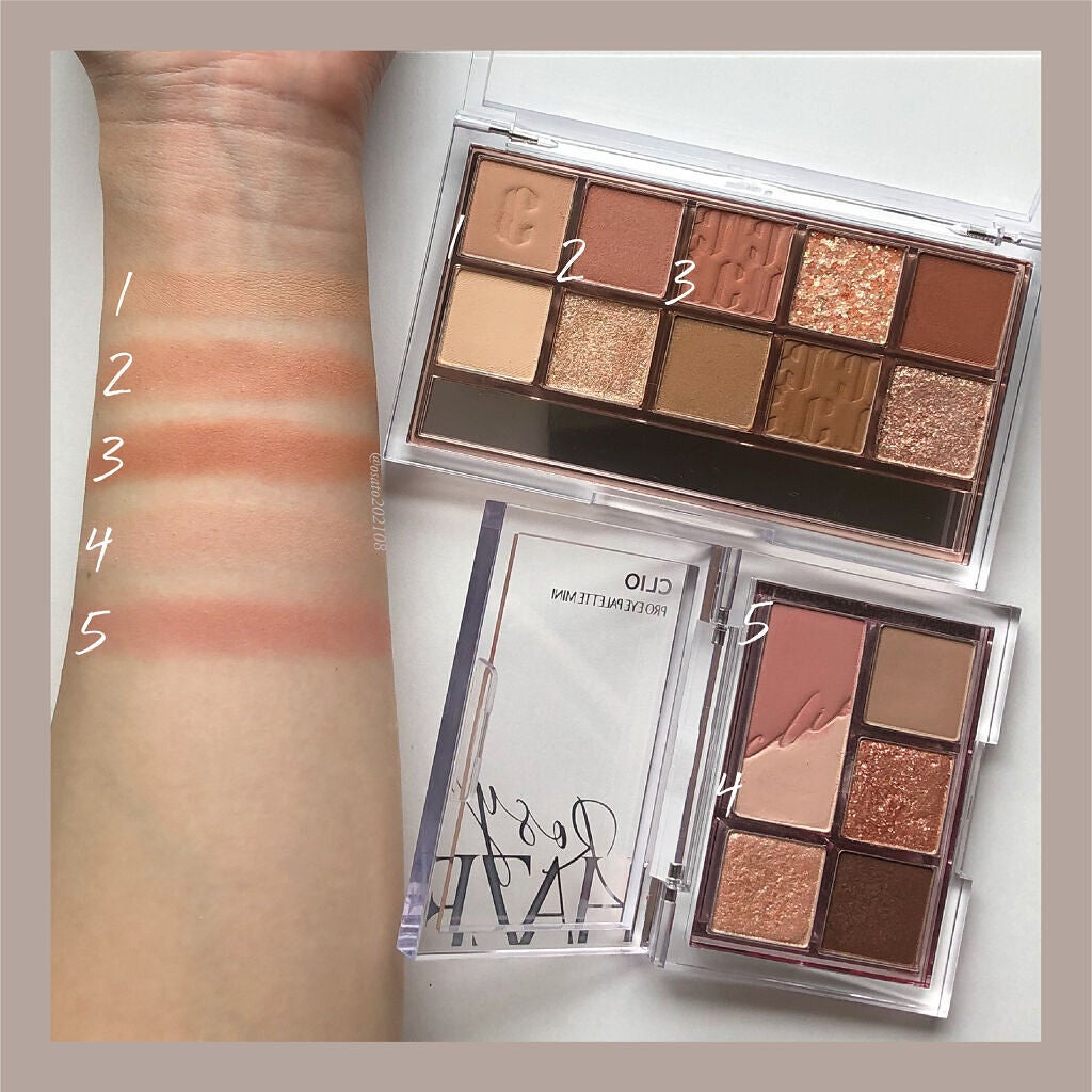 プロ アイ パレット/CLIO/アイシャドウパレットを使ったクチコミ(4枚目)