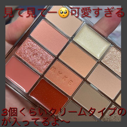 ソフトブラーリングアイパレット/wakemake/アイシャドウパレットを使ったクチコミ(2枚目)