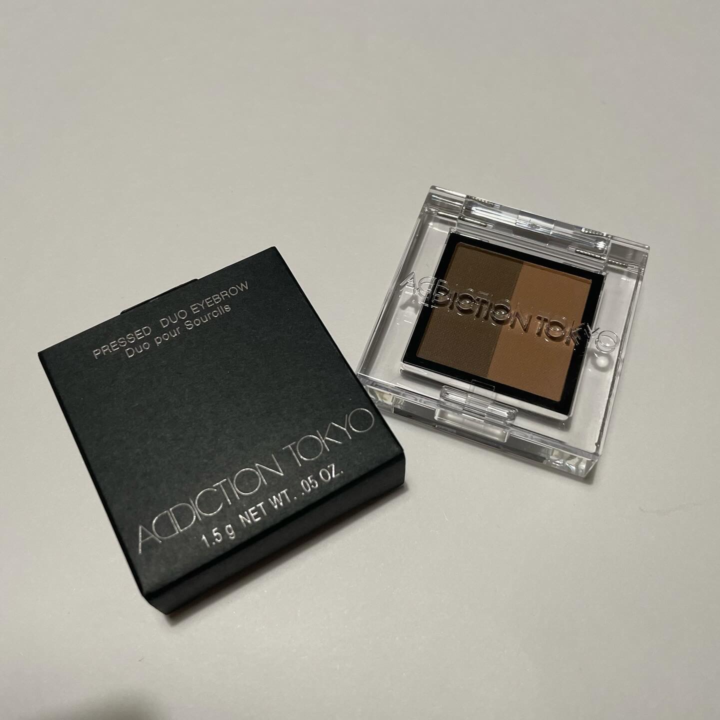 プレスド デュオ アイブロウ 02 MarronDuo マロンデュオ/ADDICTION/パウダーアイブロウを使ったクチコミ（2枚目）