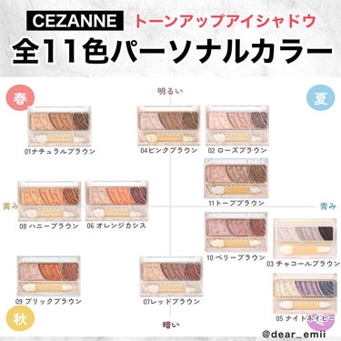 トーンアップアイシャドウ/CEZANNE/アイシャドウパレットを使ったクチコミ（1枚目）