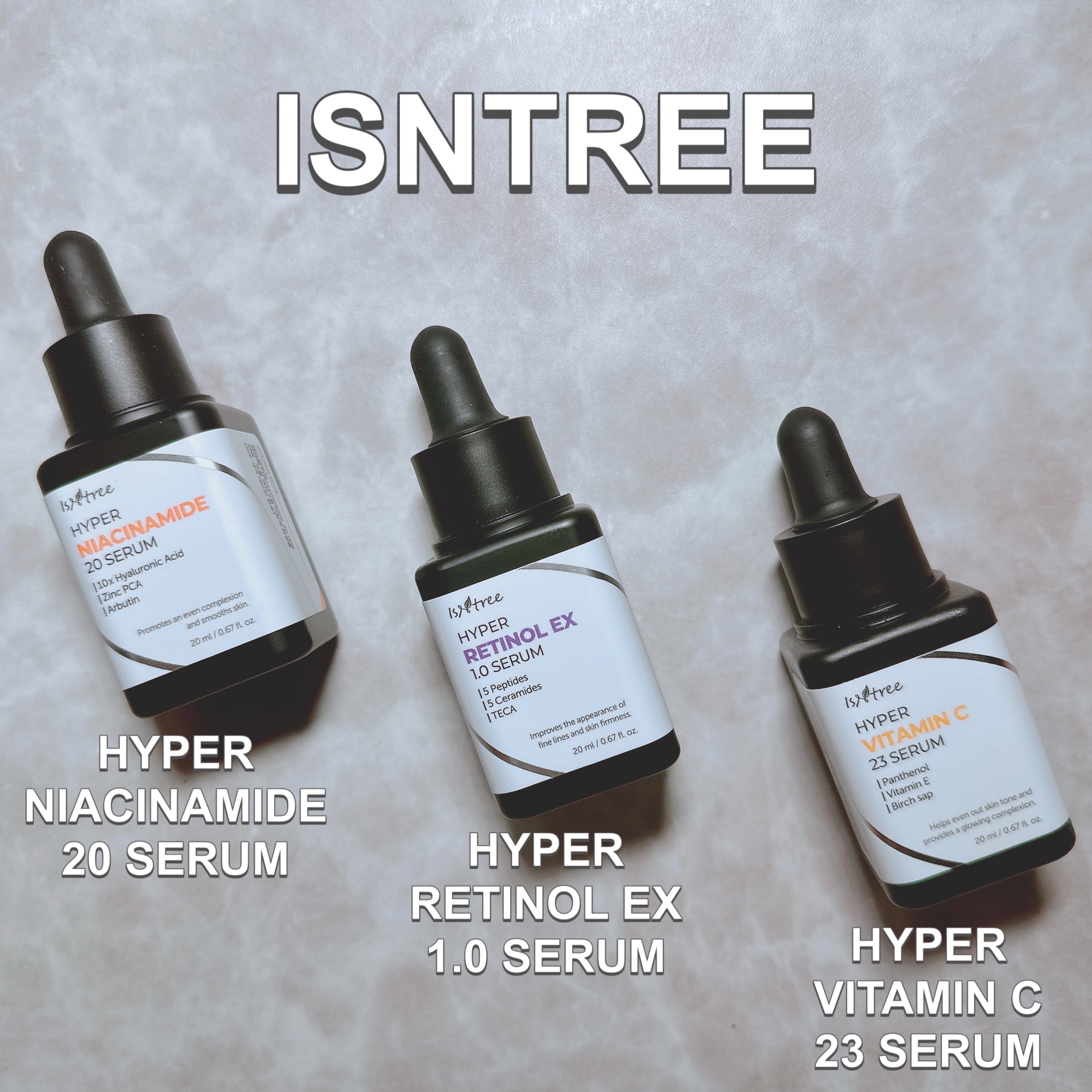 ハイパーナイアシンアミド20セラム/Isntree/美容液を使ったクチコミ（1枚目）