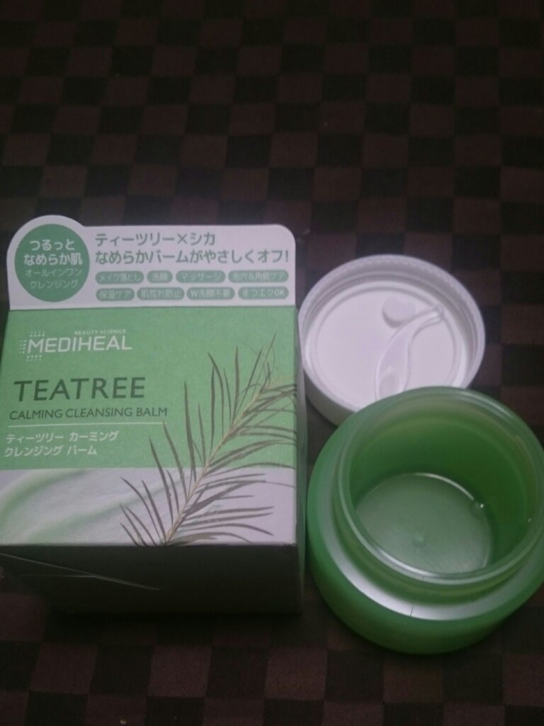 ティーツリーカーミングクレンジングバーム/MEDIHEAL/クレンジングバームを使ったクチコミ（1枚目）