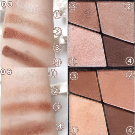 UR GLAM VELVET EYE COLOR PALETTE/U R GLAM/アイシャドウパレットを使ったクチコミ(4枚目)