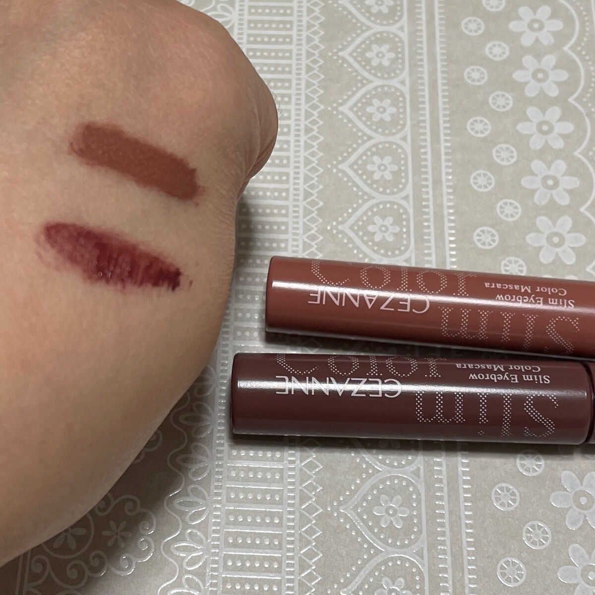 極細アイブロウマスカラ/CEZANNE/眉マスカラを使ったクチコミ（2枚目）