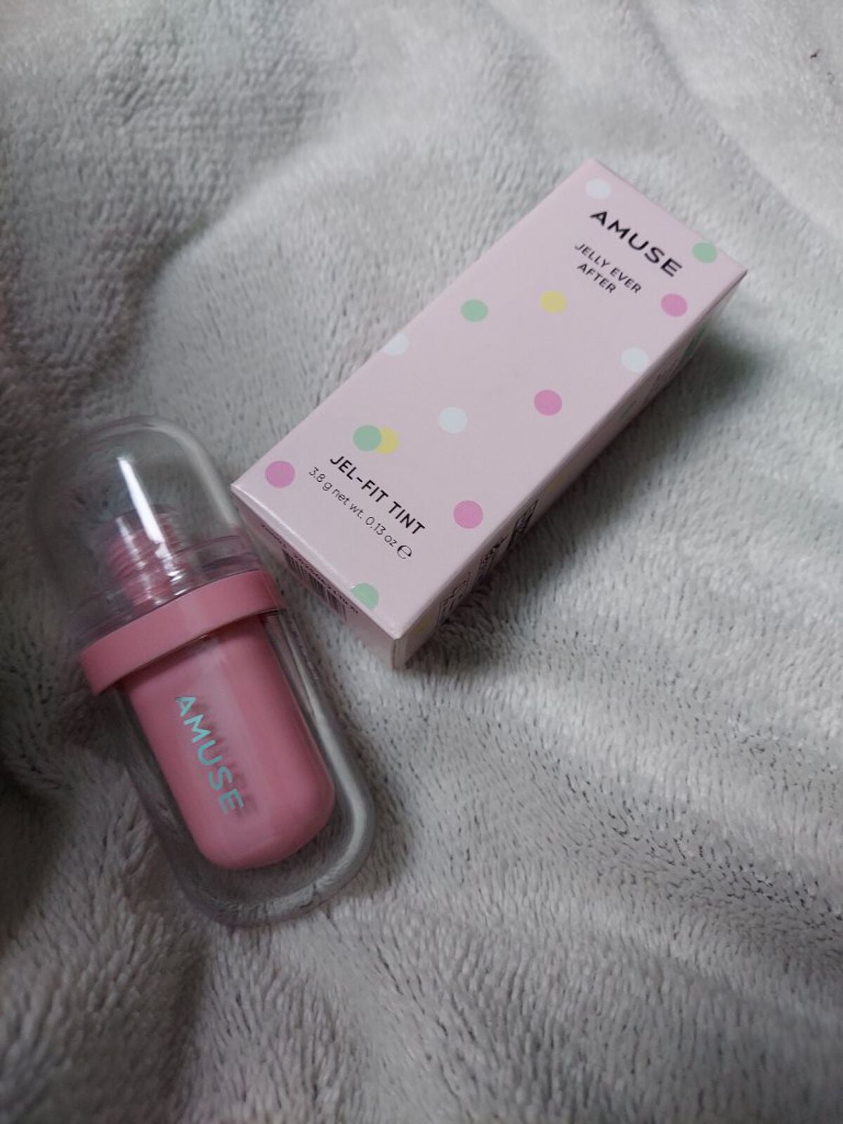 ジェルフィットティント/AMUSE/リップティントを使ったクチコミ(1枚目)