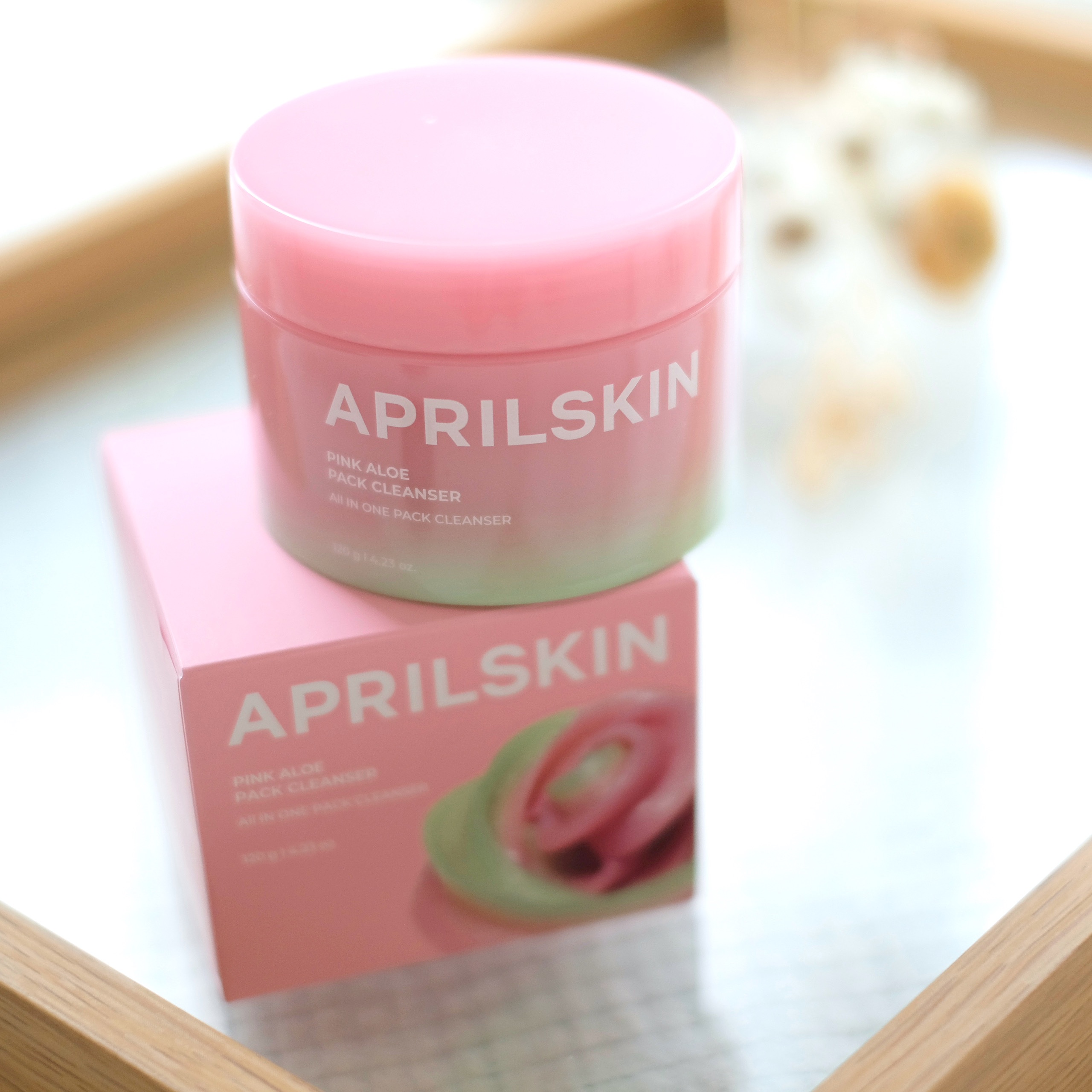 ピンクアロエメレンゲクレンザー/APRILSKIN/その他洗顔料を使ったクチコミ（2枚目）
