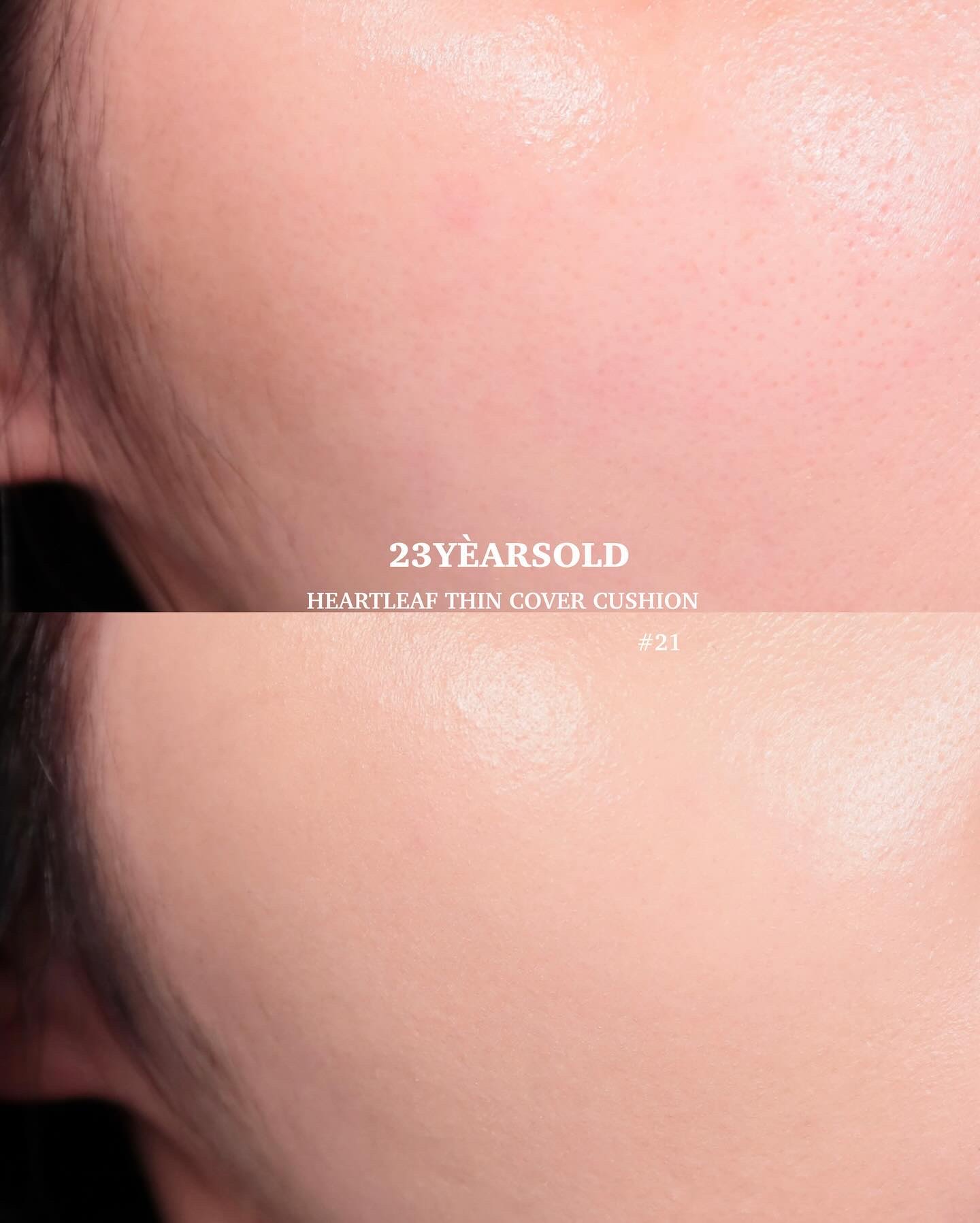 ハートリーフシーンカバークッション/23years old/クッションファンデーションを使ったクチコミ（3枚目）