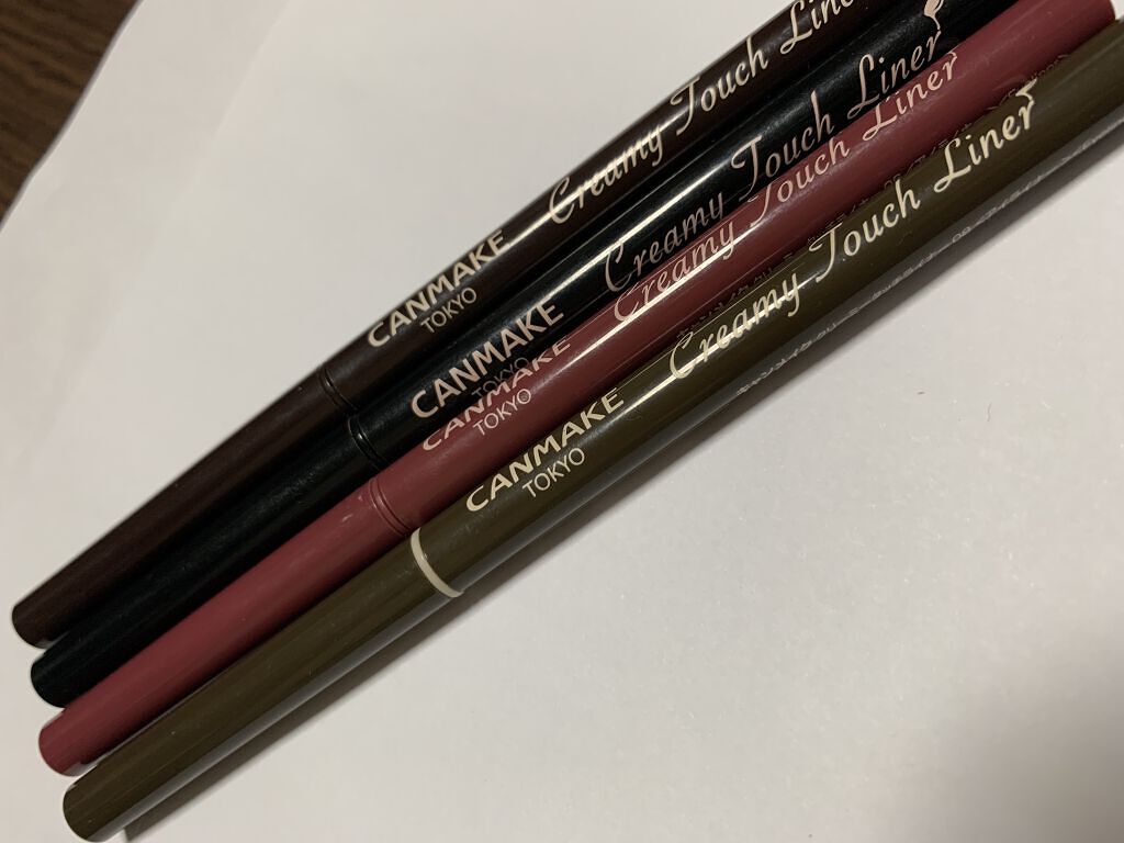 クリーミータッチライナー/キャンメイク/ジェルアイライナーを使ったクチコミ（1枚目）