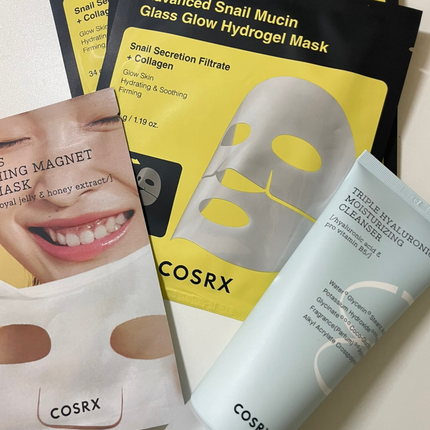 アドバンスド スネイルムチン グラスグロー ハイドロゲル マスク/COSRX/シートマスク・パックを使ったクチコミ(3枚目)