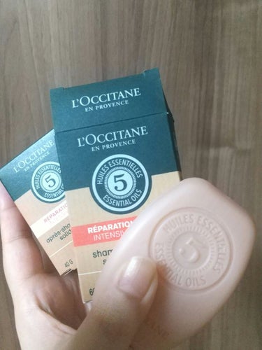 L'OCCITANE ファイブハーブス リペアリングソリッドシャンプー/コンディショナーのクチコミ「L'OCCITANEのオンラインで購入❤️
ファイブハーブス リペアリングのシリーズで
ソリッ.....」（1枚目）