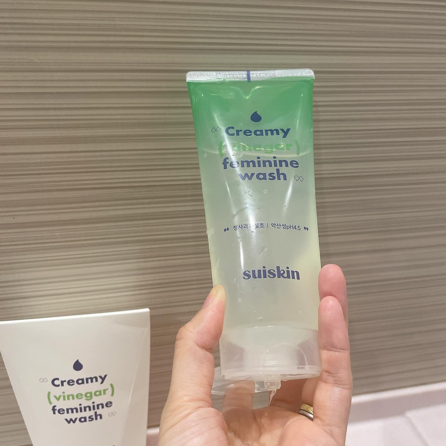 クリーミービネガーフェミニンウォッシュ/suiskin/ボディソープを使ったクチコミ（3枚目）