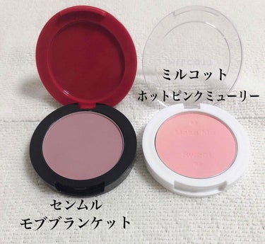 オーベイビーチーク 03 HOT PINKMUHLY/MILCOTT/パウダーチークを使ったクチコミ（2枚目）